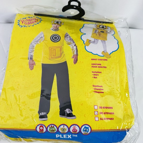 Yo Gabba Gabba Plex Adult Costume Size Medium 2011 PMG